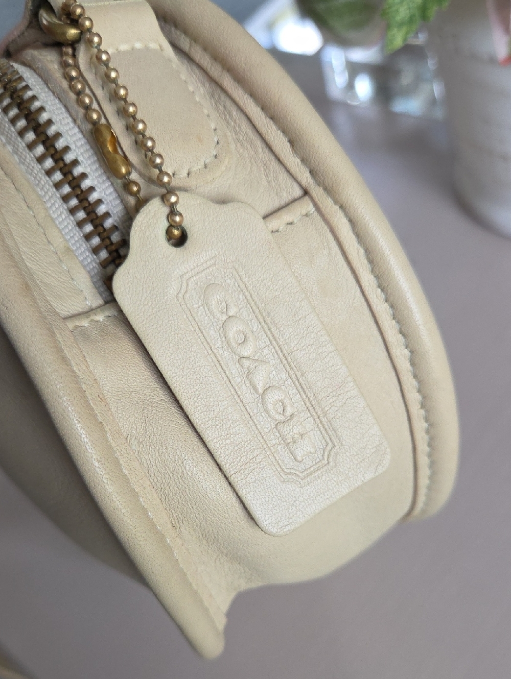 COACH Bone 1995 Chester Leather Crossbody Bag - Picture 8 of 13